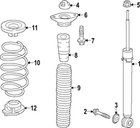 52670-30a-a01 Honda Genuine Shock Mount