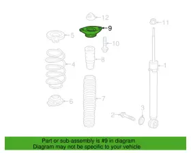 52670-tvc-a01 Honda Rear Left Right Strut Mount 2018-2022 Accord New Genuine #3