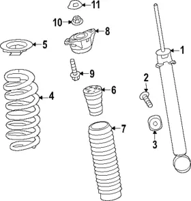 52670-tya-a02 Honda Genuine Shock Mount