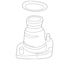 52675-s5b-n01 Honda Genuine Base Rear Shock Absorber Mounting
