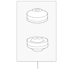 52725-tg5-c01 Honda Genuine Shock Insulator