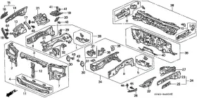 60819-sy8-a00zz Honda Genuine Stiff R Front