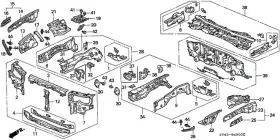 60919-sv4-300zz Honda Genuine Stiffener