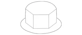 90002-t2a-a00 Honda Genuine Strut Mount Nut