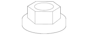 90213-sna-013 Honda Genuine Upper Mount Lock Nut