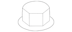 90213-tet-h01 Honda Genuine Suspension Strut Nut