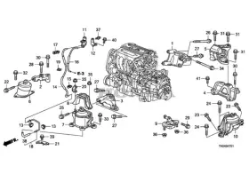 90371-s87-a00 Honda Genuine Nut Flange 10mm