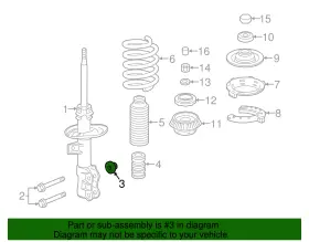 90382-stk-a01 Honda Genuine Strut Nut #2