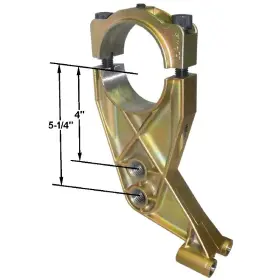 31991 Howe Adjustable Clamp-on Trailing Arm Bracket For 3 In Od Axle Tubes