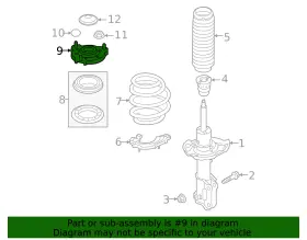 54610-aa000 Hyundai Genuine Strut Mount #2
