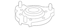 54610-f2000 Hyundai Genuine Strut Mount