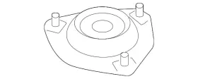 54610-f2aa0 Hyundai Genuine Suspension Strut Mount