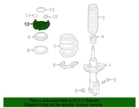 54610-f3000 Hyundai Genuine Strut Mount #2