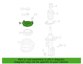 54610-l0000 Hyundai Genuine Strut Mount #2