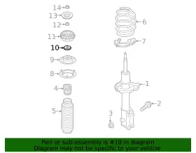 54612-0u000 Hyundai Genuine Strut Bearing #2