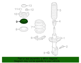54612-c1000 Hyundai Genuine Suspension Strut Bearing #2