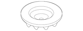 54627-h8000 Hyundai Genuine Insulator Cover 54627-h8000 Hyundai Genuine Insulator Cover