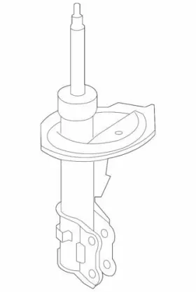 54651-3y150 Hyundai Genuine 2011-2012 Elantra Left Front Strut Assembly