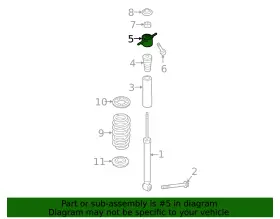 55310-aa000 Hyundai Genuine Shock Mount #2