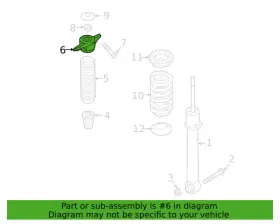 55310-s1000 Hyundai Genuine Shock Mount #2