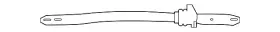 T2h48430 Jaguar Genuine Suspension Strut Brace