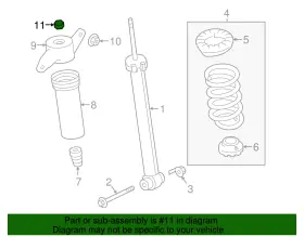 Xr855815 Jaguar Genuine Top Nut #2