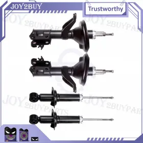 10838189 Joy2buy 4x Fits 2002-2003 2004 Honda Cr-v Front Rear Struts Shocks Left Right