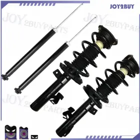 10841708 Joy2buy 4x Front Complete Strut And Rear Shock Absorber For 2007-08 09 Mazda 3 5