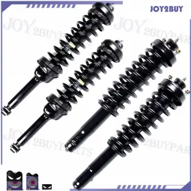 10843526 Joy2buy 4pc For 1997-1999 2000 2001 Honda Cr-v Strut Mount Spring Assembly Kitspring