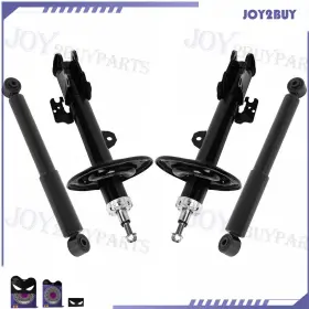 10864857 Joy2buy 4 Pcs For 2014-2018 2019 Nissan Sentra Fwd Front Rear Suspension Shock Strut