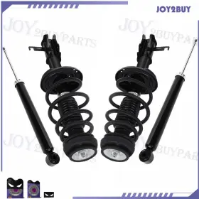 10914780 Joy2buy 4x Complete Struts Mounts Coil Spring Shocks For 2012-13 14 2015 Chevrolet Volt
