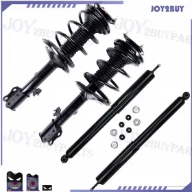 11162899 Joy2buy 4x Front Rear Complete Strut Shock Absorber For 2001-2003 2004 2005 Toyota Rav4