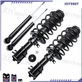 11162900 Joy2buy For 2005-08 Pontiac Wave 2004-2011 Chevy Aveo 4x Front Rear Complete Strut Shock