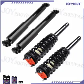 11162903 Joy2buy 4x Complete Strut Shock For 2010-2011 2012 Ford Fusion Mercury Milan