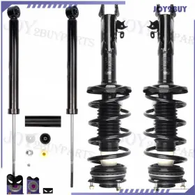 11162909 Joy2buy For 2006 07-2011 Honda Civic 4x Front Complete Struts Mounts Spring Rear Shocks