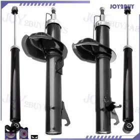 11162915 Joy2buy 4 Pcs Front Rear Struts Shocks For 2000-2003 2004 2005 Ford Focus Left Right