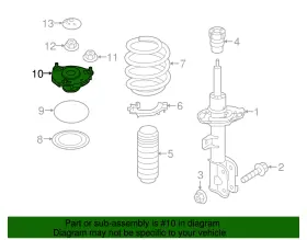 54610-c6000 Kia Genuine Strut Mount #2