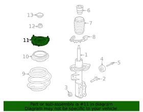 54610-r5000 Kia Genuine Strut Mount #2