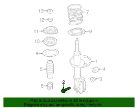 54645-4r000 Kia Genuine Strut Bolt #2