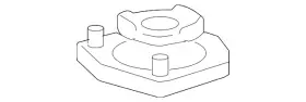 Lr019406 Land-rover Genuine Shock Mount