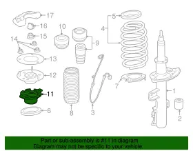 Lr024216 Land-rover Genuine Lower Spring Insulator #2