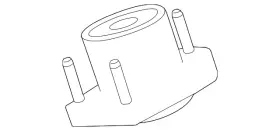 Lr034244 Land-rover Genuine Shock Mount