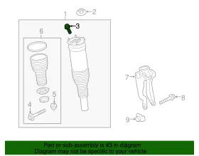 Lr045834 Land-rover Genuine Strut Assembly Connector #2