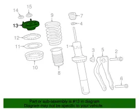 Lr090635 Land-rover Genuine Suspension Shock Absorber Mount #2