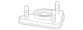 48750-30200 Lexus Genuine 2013-2024 - Shock Mount