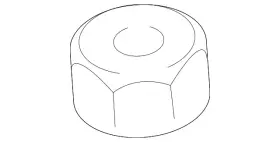 9yt0-41-001 Mazda Genuine Top Nut