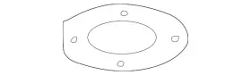 Ec01-34-008d Mazda Genuine Stiffener Ec01-34-008d Mazda Genuine Stiffener
