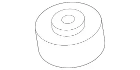F151-28-776a Mazda Genuine Shock Mount Bushing #2
