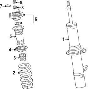 Kbb6-34-380b Mazda Genuine Strut Mount