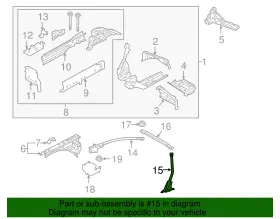 N243-56-49xa Mazda Genuine Strut Bar #2
